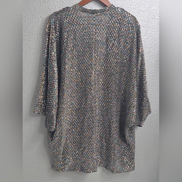 Open Cover Up Sparkles With Metallic Threads - Picture 9 of 9